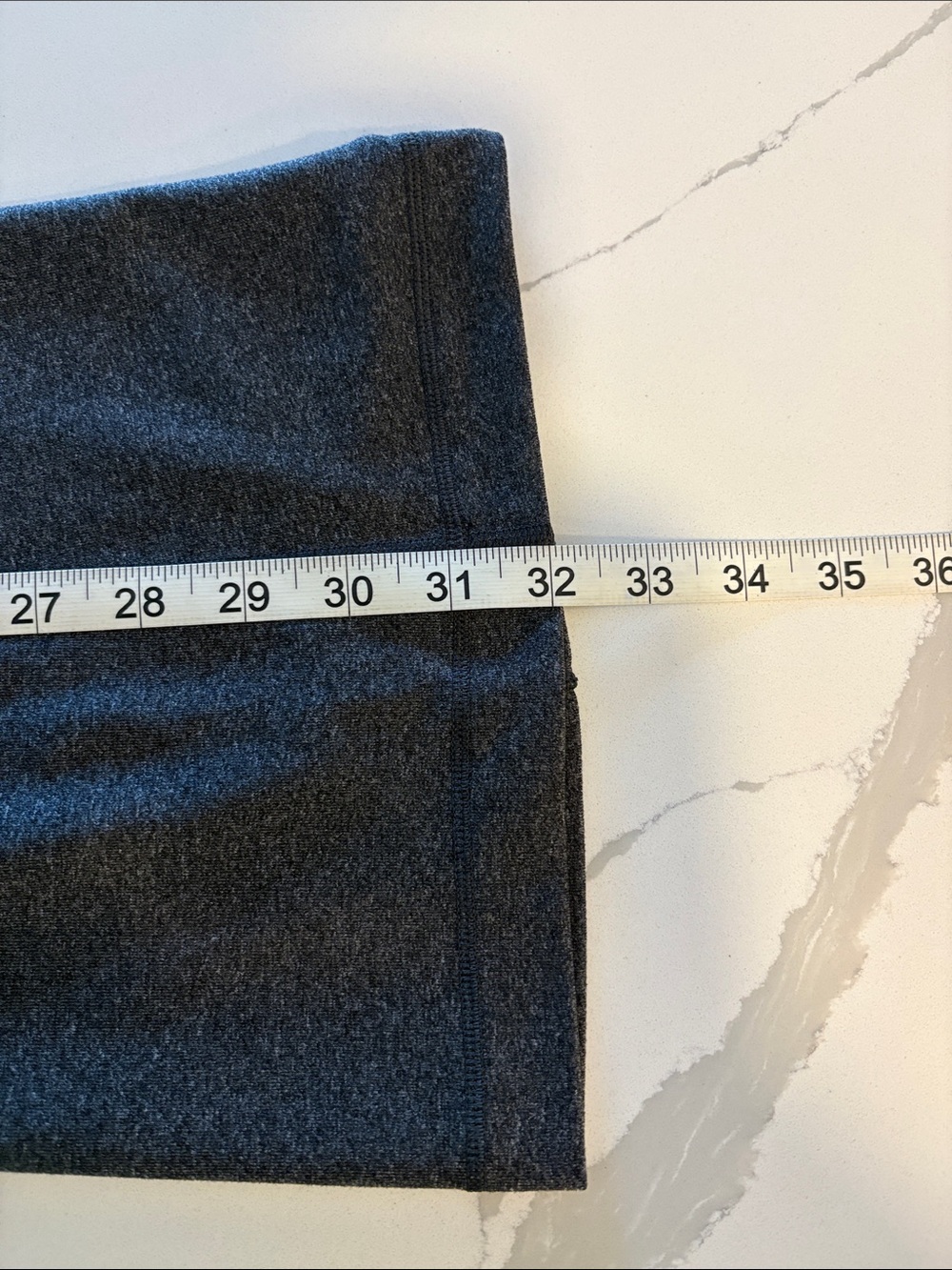 Lululemon Groove Pant Flare 32” ~ 8 ~ Heathered Black - Picture 9 of 13